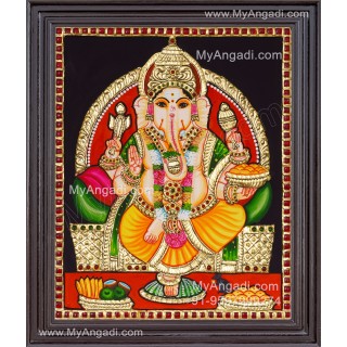 Ganapathi Tanjore Painting 