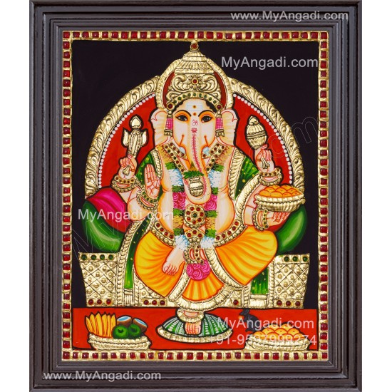 Ganapathi Tanjore Painting 