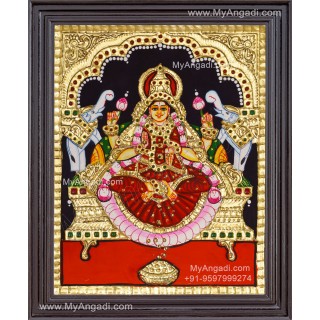 Gajalakshmi Tanjore Painting