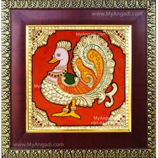 Annam Swan / Anna Pakshi Tanjore Painting