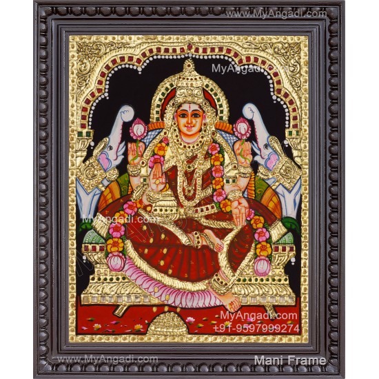Gajalakshmi Tanjore Painting