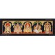 5 Panel Balaji Lakshmi Murugan Ganesha Saraswathi Tanjore Painting