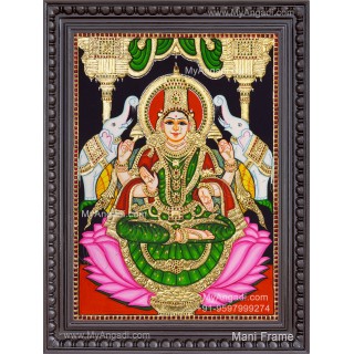 Gajalakshmi Tanjore Painting