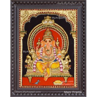 Ganapathi 3D Tanjore Painting