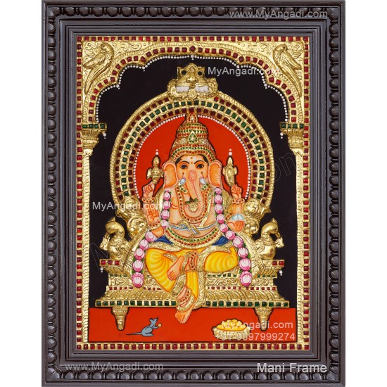 Ganapathi 3D Tanjore Painting