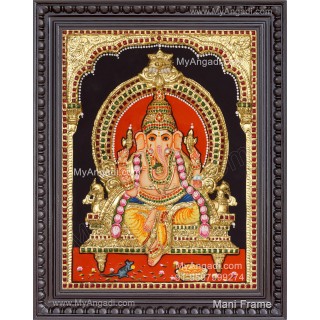 Vinayagar 3D Tanjore Painting