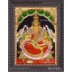 Gajalakshmi 3d Embossed Tanjore Painting