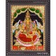 Gajalakshmi 3d Embossed Tanjore Painting