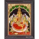 Gajalakshmi 3d Embossed Tanjore Painting