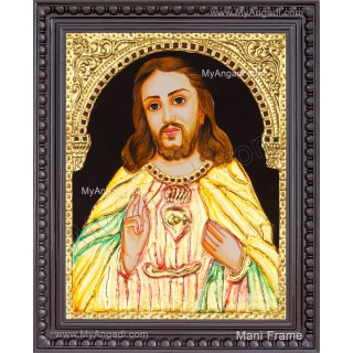 Jesus Tanjore Painting