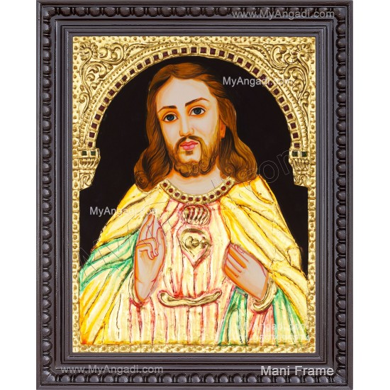 Jesus Tanjore Painting