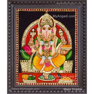 Ganapathi Tanjore Painting 