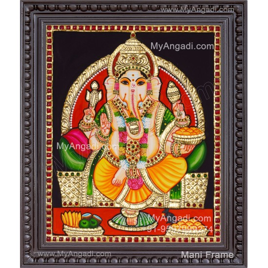 Ganapathi Tanjore Painting 