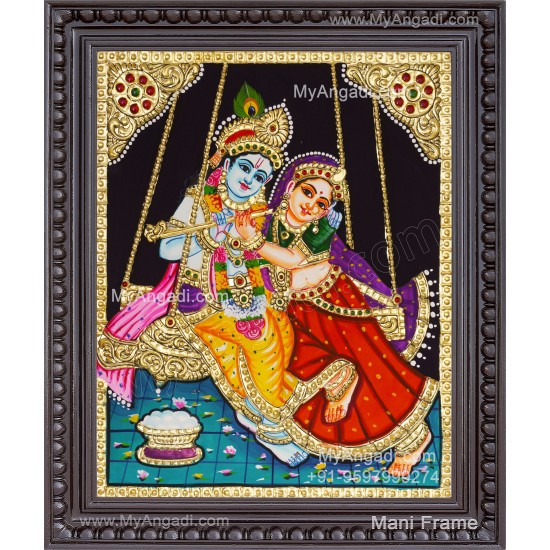 Radha Krishna Tanjore Painting
