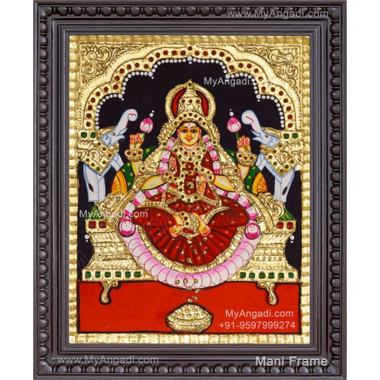 Gajalakshmi Tanjore Painting