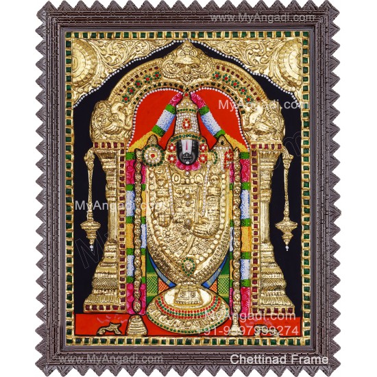 Balaji 2D Tanjore Painting