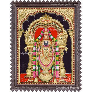 Balaji 3d Tanjore Painting