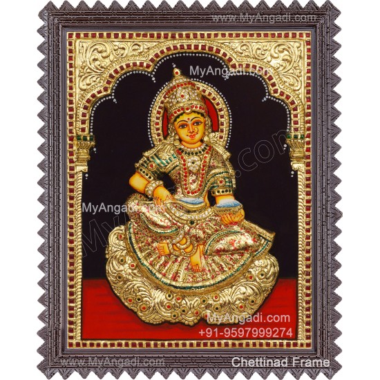 Annapoorani 3D Tanjore Painting