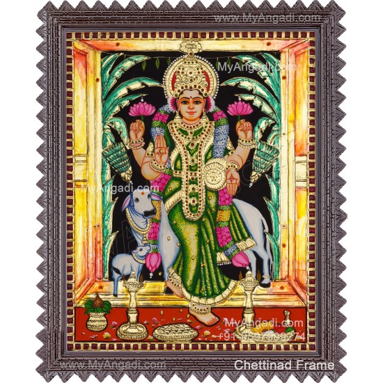 Graha Lakshmi Tanjore Painting