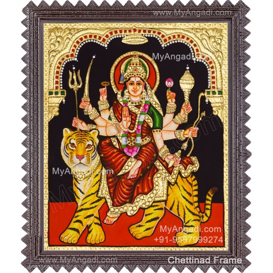Durga Tanjore Painting