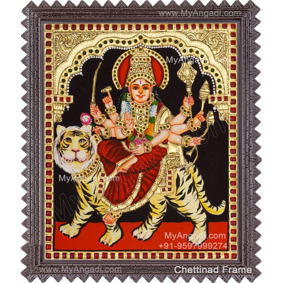 Durga Tanjore Painting