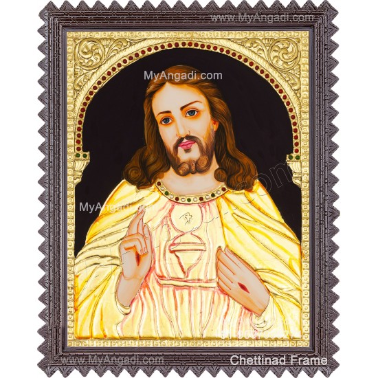 Jesus Tanjore Painting