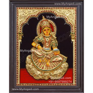 Annapoorani 3D Tanjore Painting