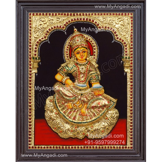 Annapoorani 3D Tanjore Painting