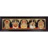 5 Panel Balaji Lakshmi Murugan Ganesha Saraswathi Tanjore Painting