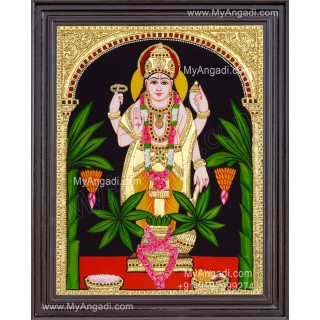 Sathyanarayana Swami Tanjore Painting