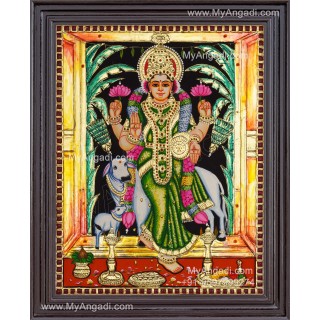 Graha Lakshmi Tanjore Painting
