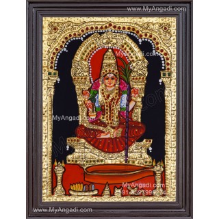 Kamatchi Amman Tanjore Painting