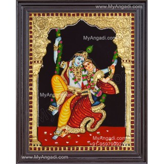 Radha Krishna Tanjore Paintings