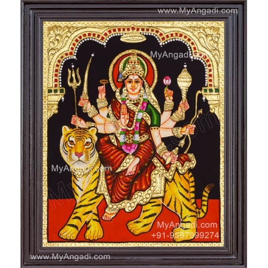 Durga Tanjore Painting