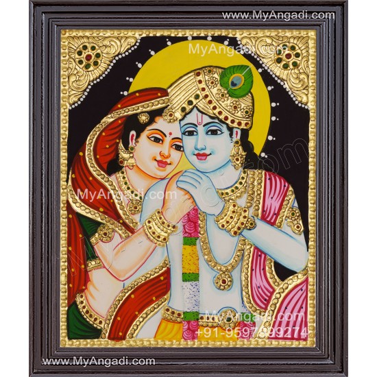 Radha Krishna Tanjore Painting