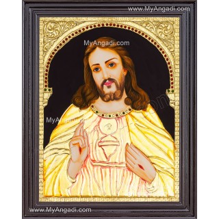 Jesus Tanjore Painting