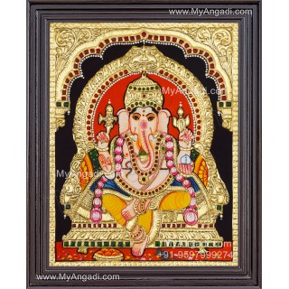 Ganesha Tanjore Painting