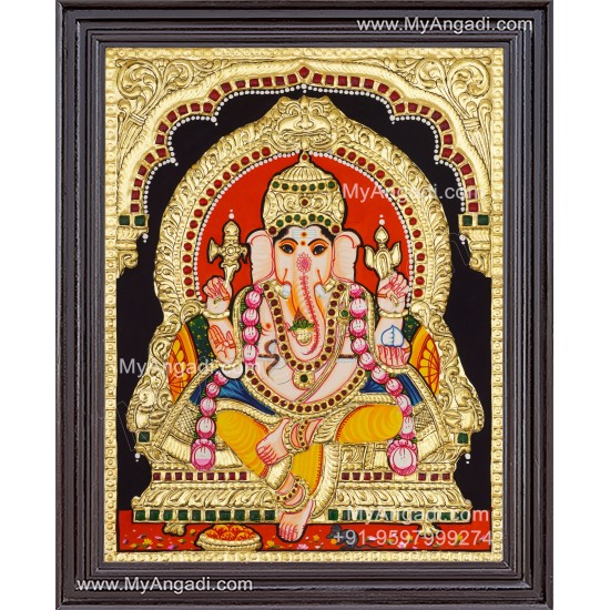 Ganesha Tanjore Painting