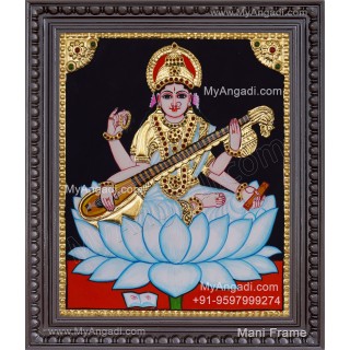 Saraswathi Tanjore Painting
