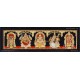 5 Panel Balaji Lakshmi Murugan Ganesha Saraswathi Tanjore Painting