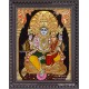 Perumal and Lakshmi Devi Tanjore Painting