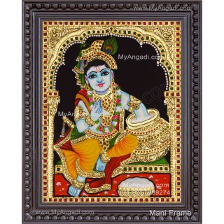 Butter Krishna Tanjore Painting
