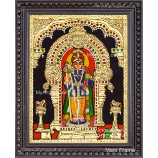 palani Raja Alangara Murugan Tanjore Painting