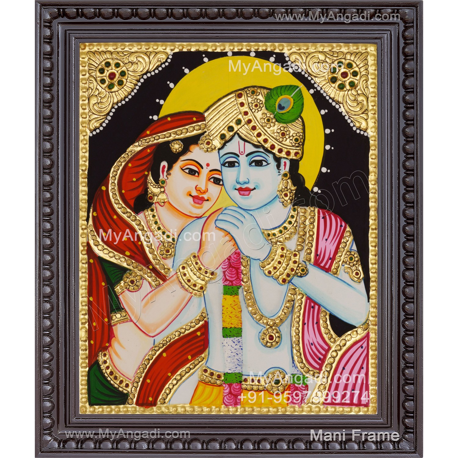 radha-krishna-tanjore-painting