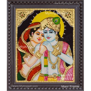 Radha Krishna Tanjore Painting