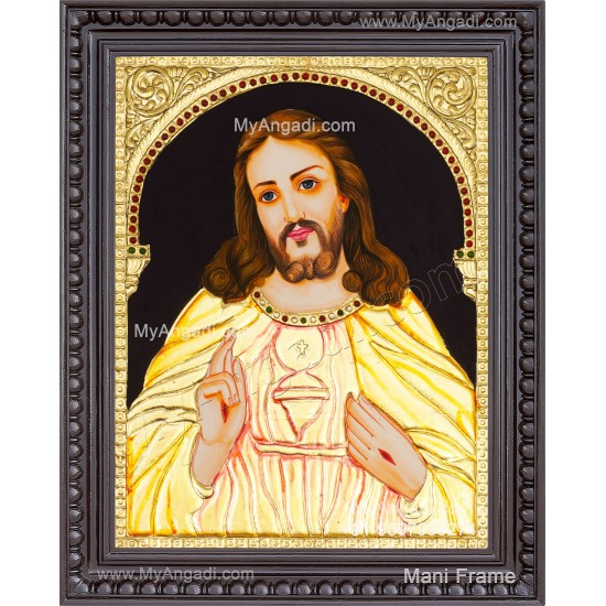 Jesus Tanjore Painting