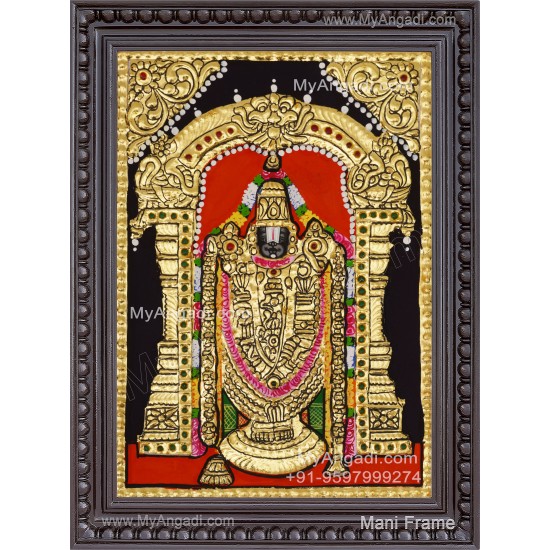 Venkateshwara  Swamy Tanjore Painting