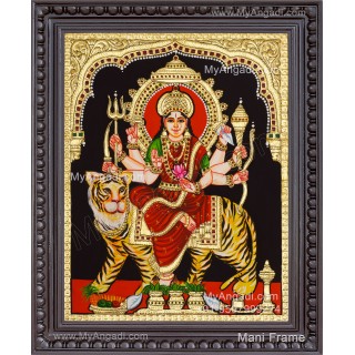 Durga Devi Tanjore Painting