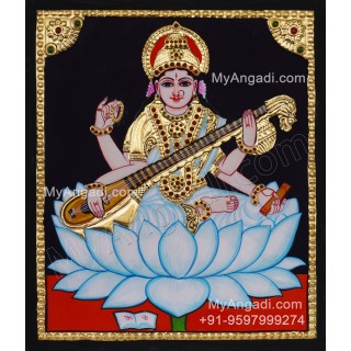 Saraswathi Tanjore Painting