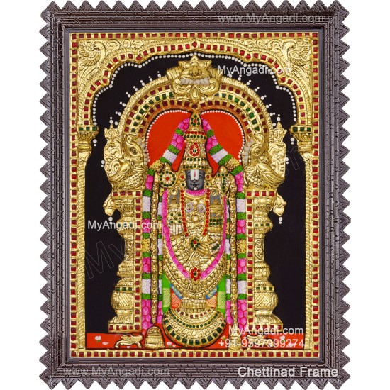 Balaji 3d Tanjore Painting